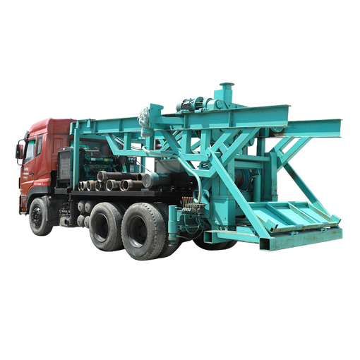 8寸後八輪汽(qì)車鑽機